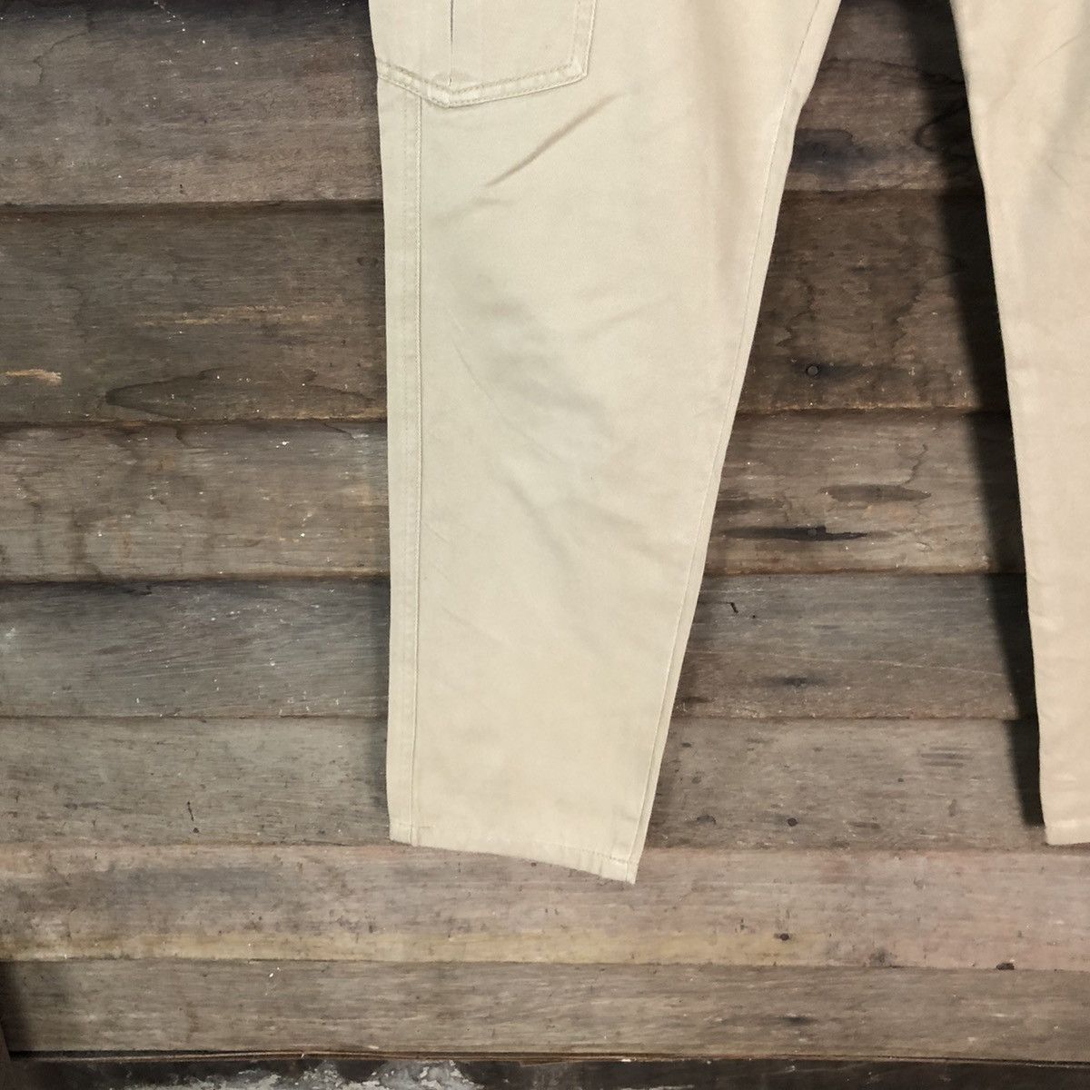 Japanese Brand Letters Brown multipocket tactical Cargo Pants #4466 Size US 31 - 8 Thumbnail