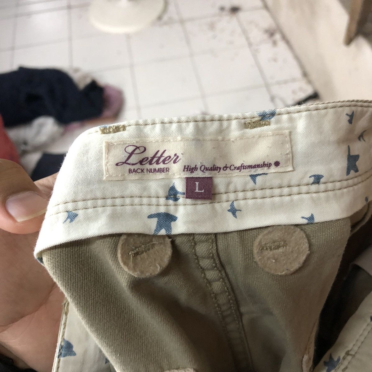 Japanese Brand Letters Brown multipocket tactical Cargo Pants #4466 Size US 31 - 17 Thumbnail