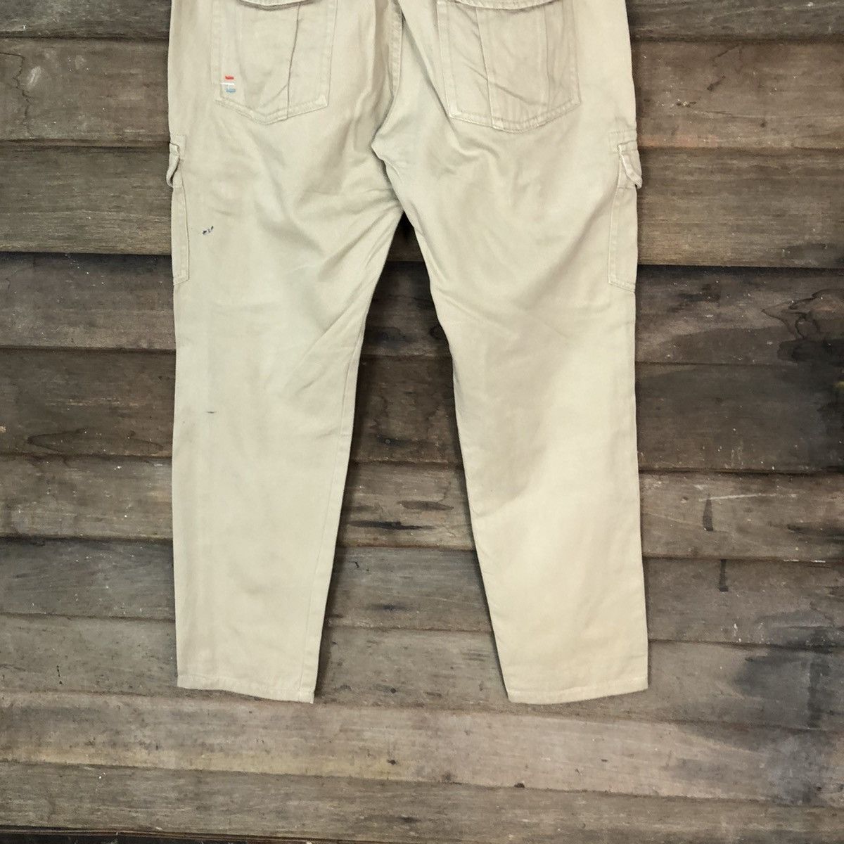 Japanese Brand Letters Brown multipocket tactical Cargo Pants #4466 Size US 31 - 13 Thumbnail