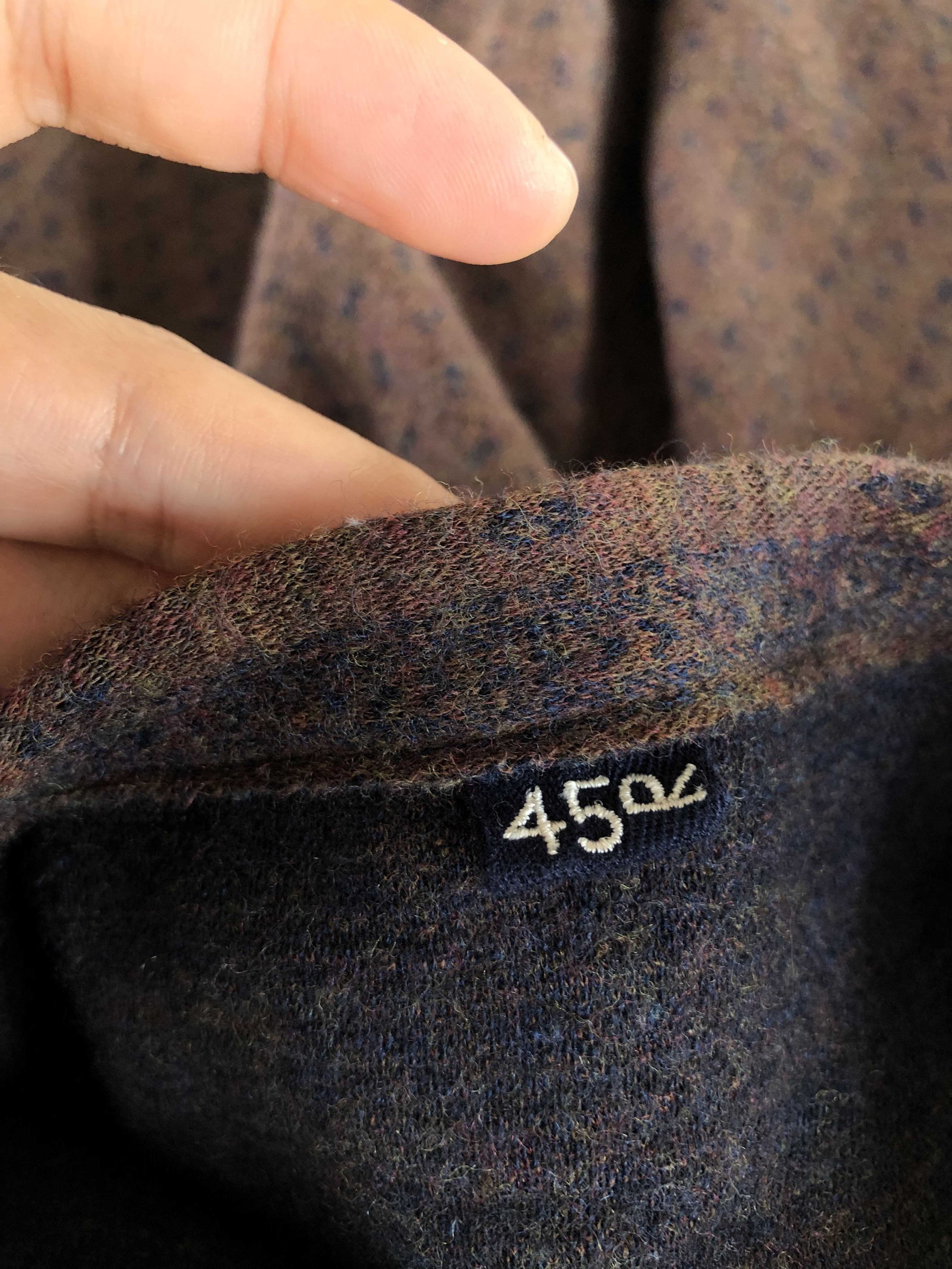 45rpm × Vintage VINTAGE 45RPM JAPAN WOOL BLOUSE Size S / US 4 / IT 40 - 6 Thumbnail