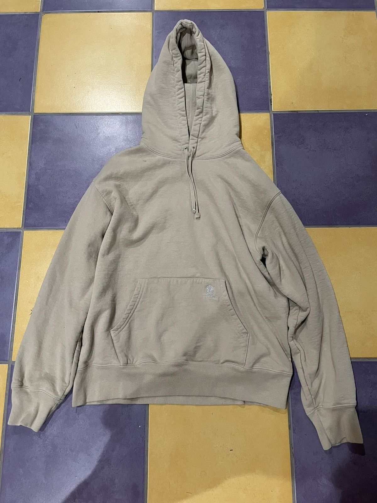 Supreme Timberland Hooded Sweatshirt Taupe