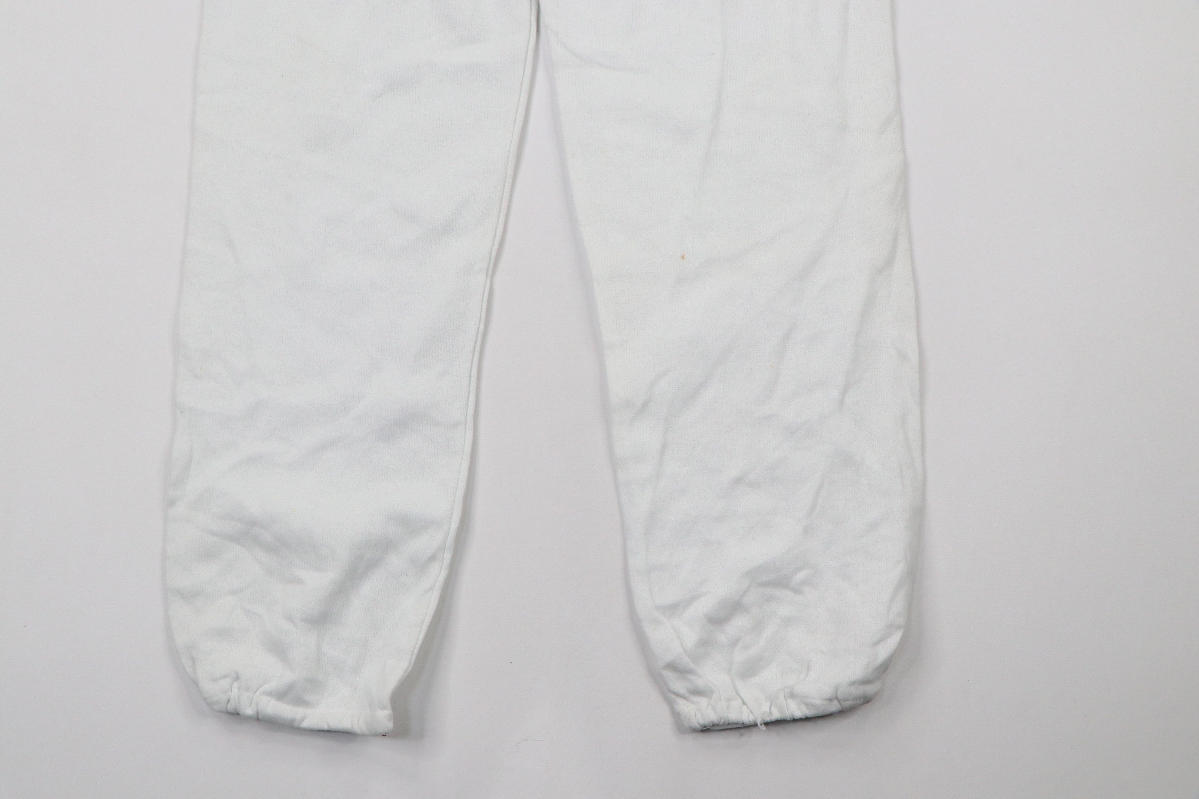 Vintage Vintage 90s Streetwear Gusseted Sweatpants Joggers White Size US 36 / EU 52 - 10 Thumbnail