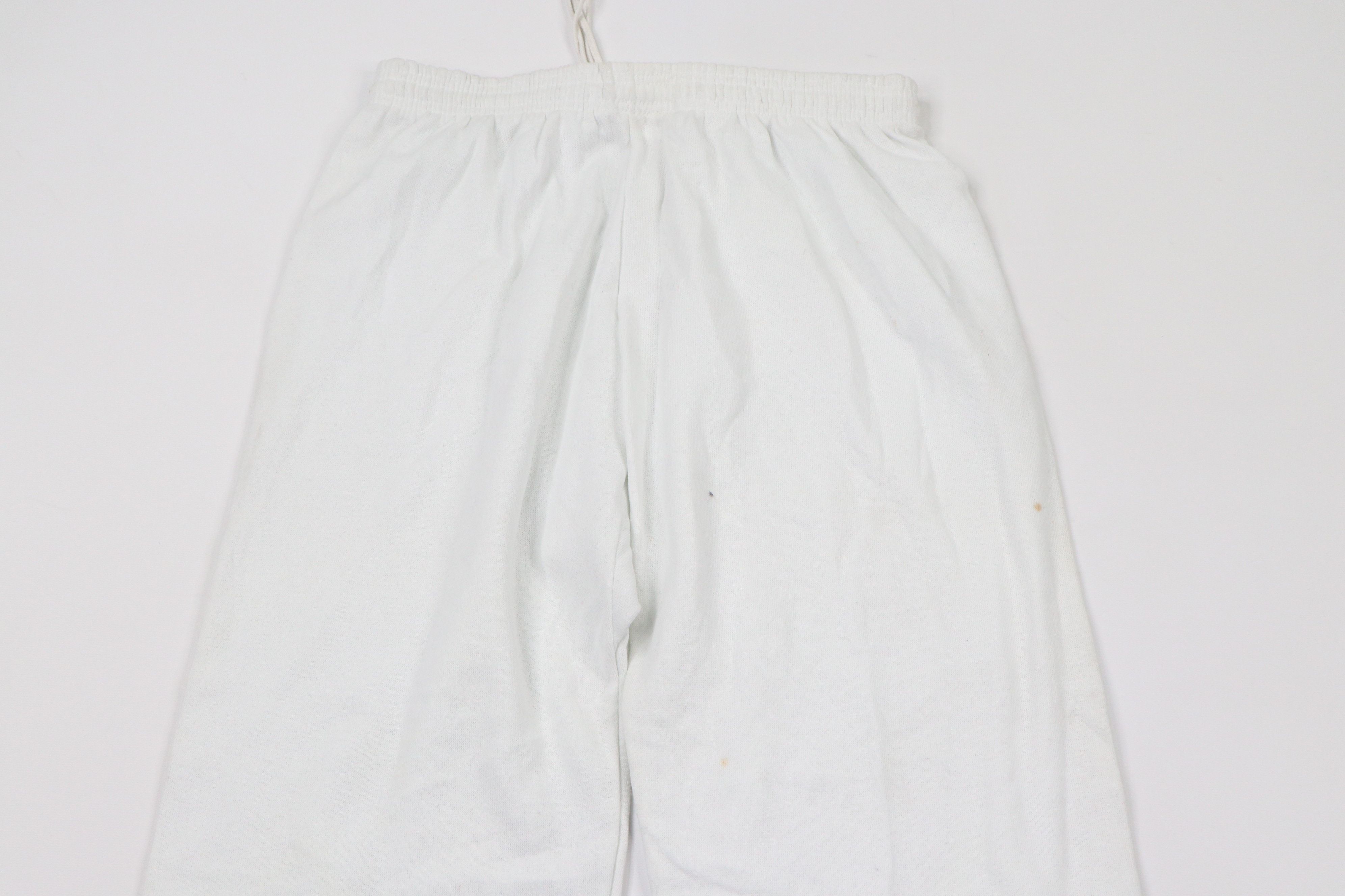 Vintage Vintage 90s Streetwear Gusseted Sweatpants Joggers White Size US 36 / EU 52 - 9 Thumbnail