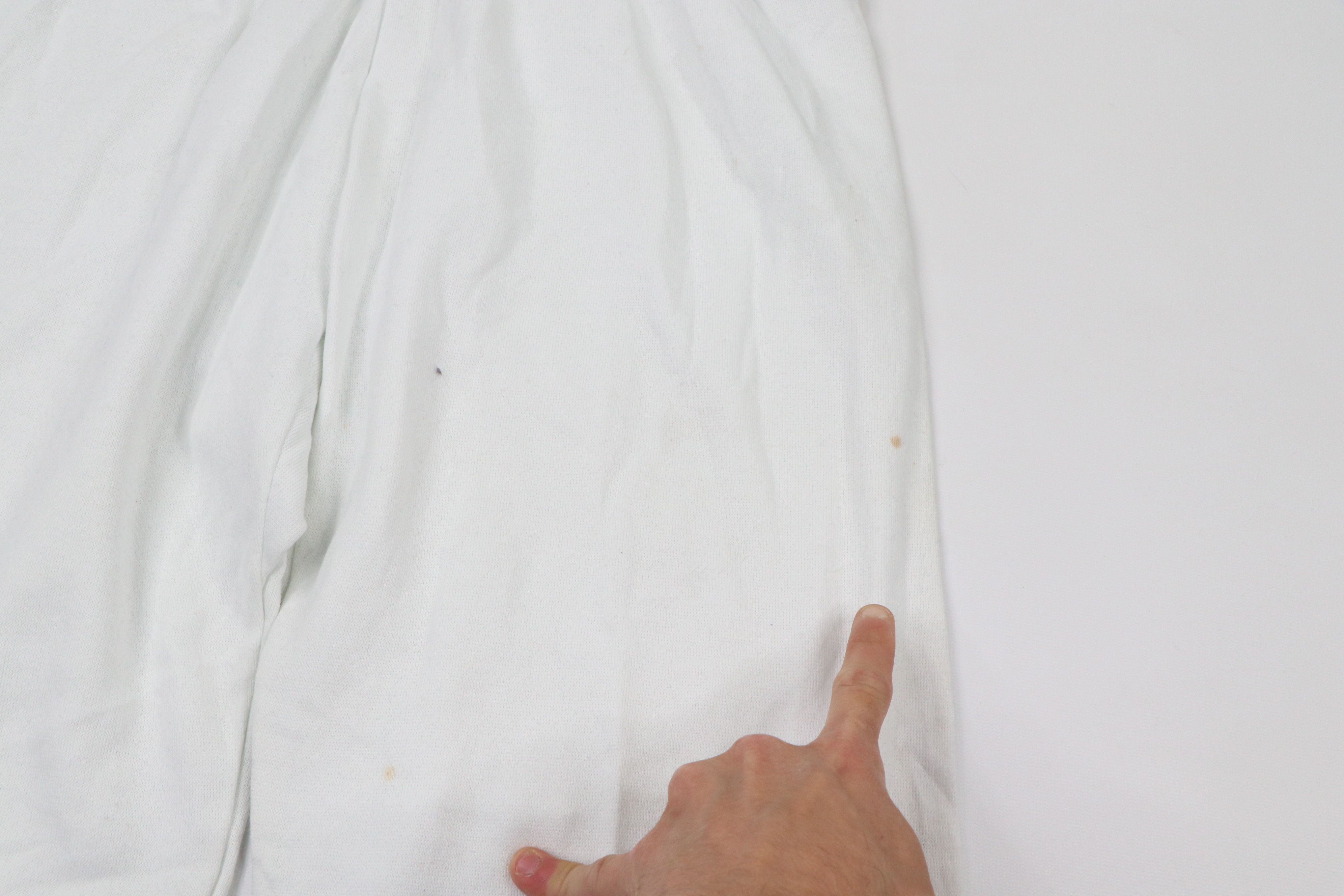 Vintage Vintage 90s Streetwear Gusseted Sweatpants Joggers White Size US 36 / EU 52 - 11 Thumbnail