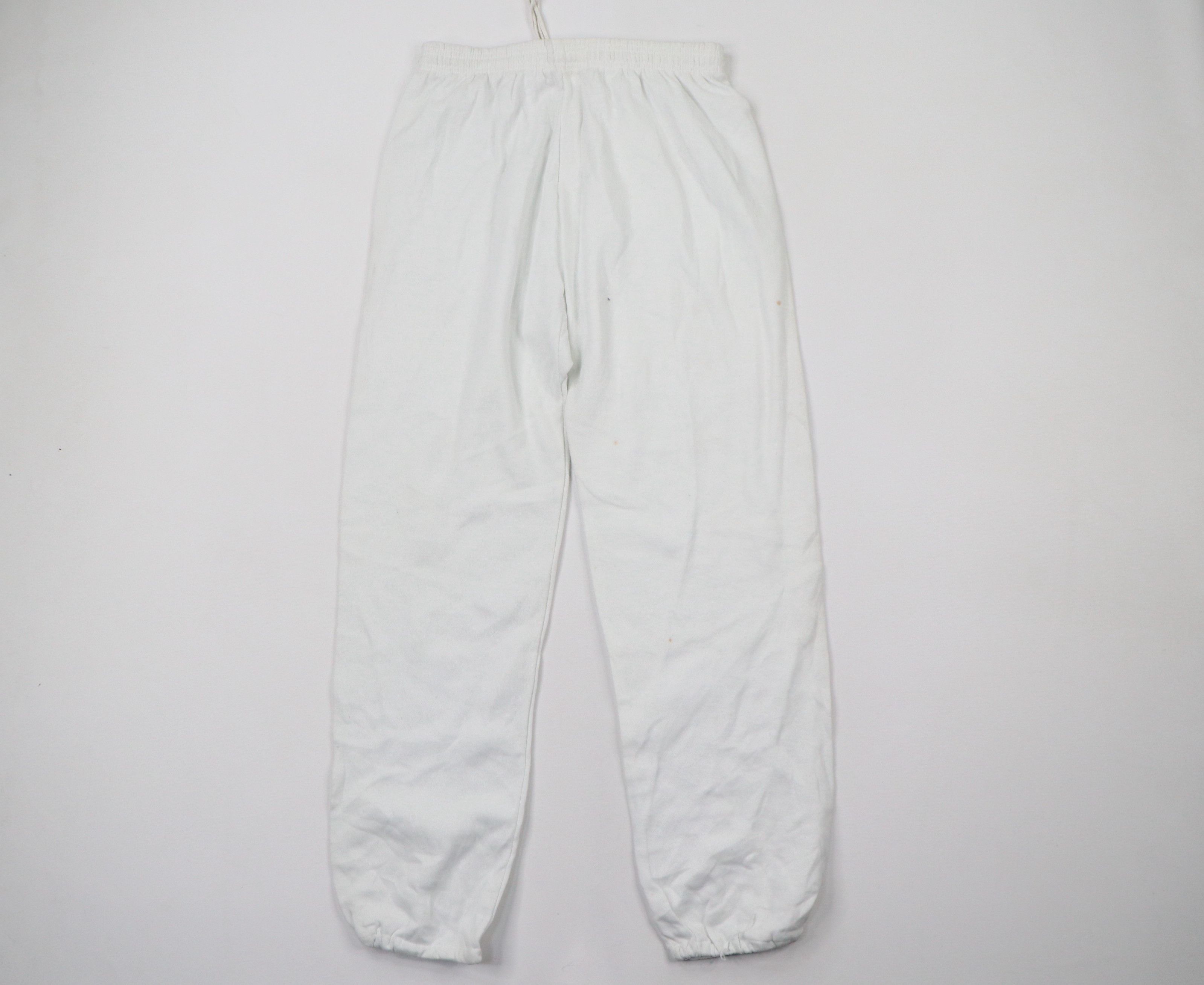 Vintage Vintage 90s Streetwear Gusseted Sweatpants Joggers White Size US 36 / EU 52 - 8 Thumbnail