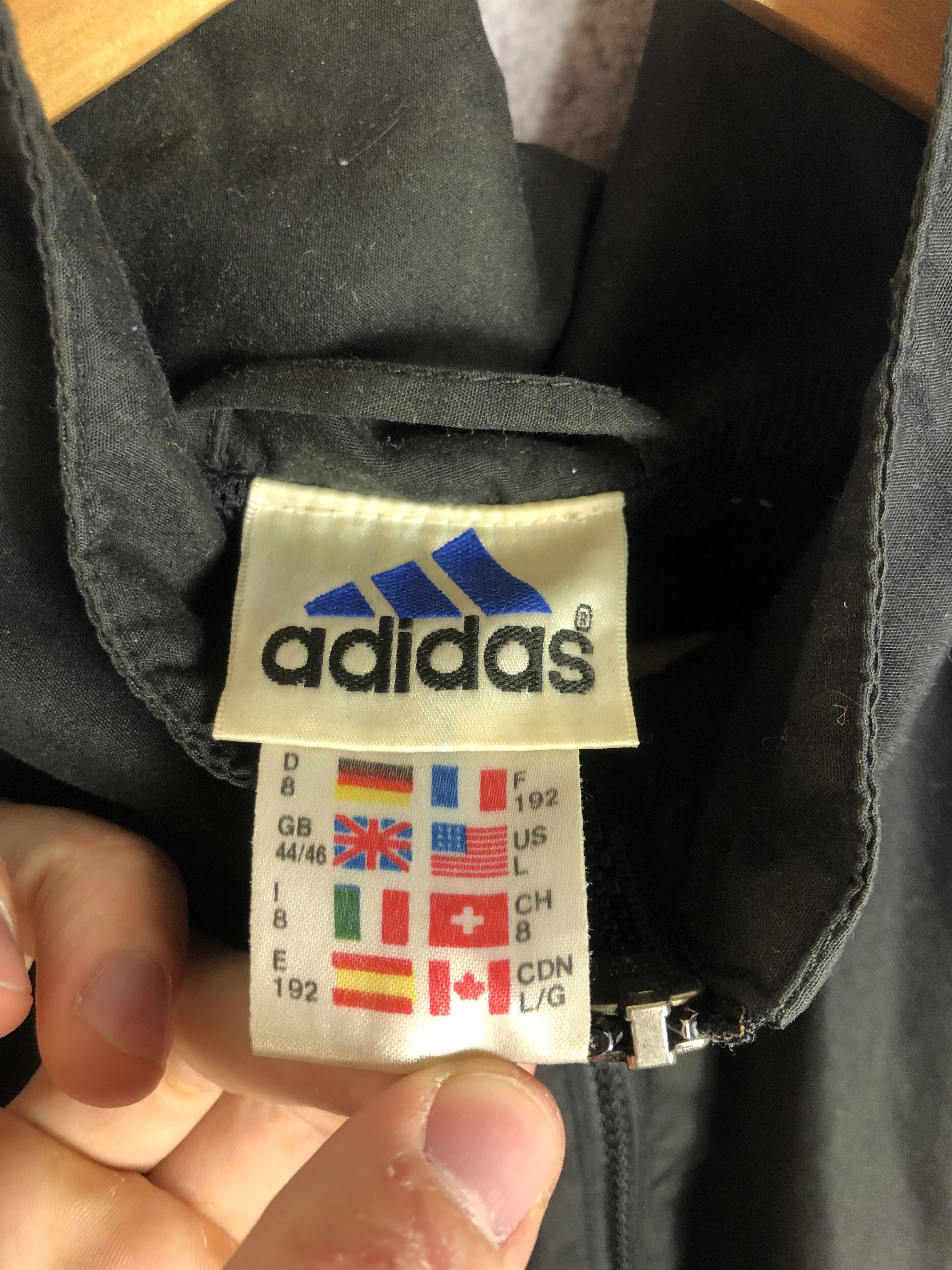 Adidas Vintage Adidas Big Logo Track Jacket Size US L / EU 52-54 / 3 - 8 Thumbnail