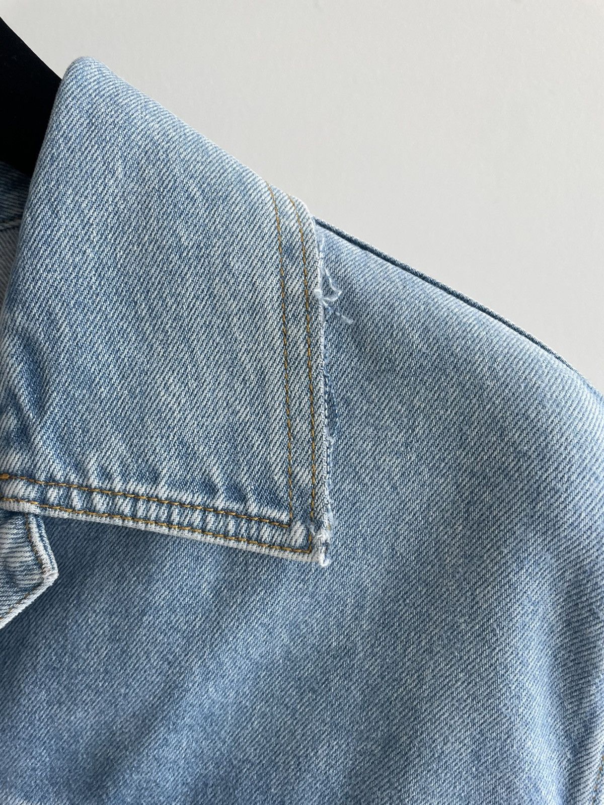 Gucci Rare Limited Brand New Super Runway Distressed Denim Vest Size US XL / EU 56 / 4 - 14 Thumbnail