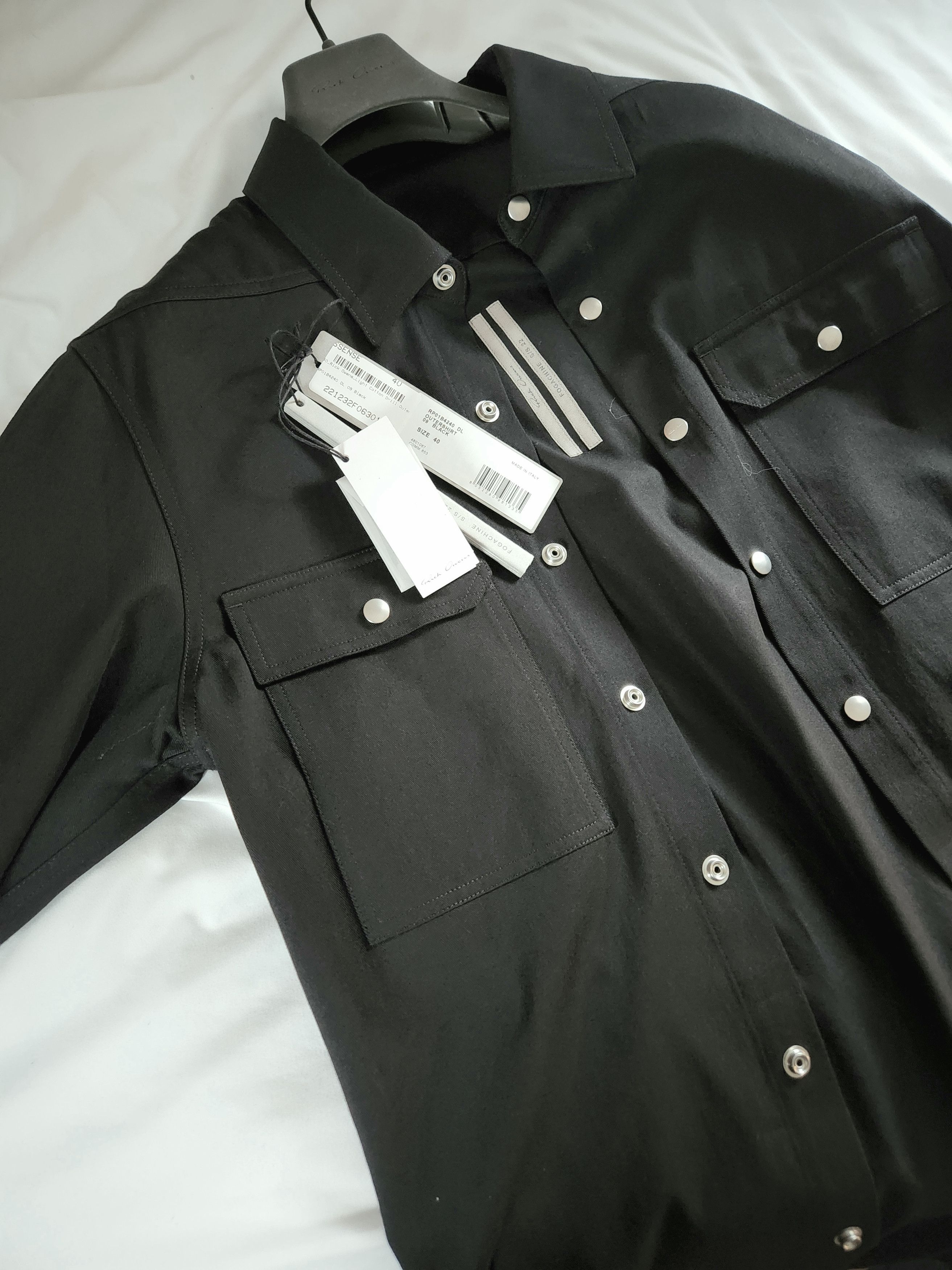 Rick Owens Rick Owens Fogachine Drill Outershirt Size S / US 4 / IT 40 - 3 Thumbnail