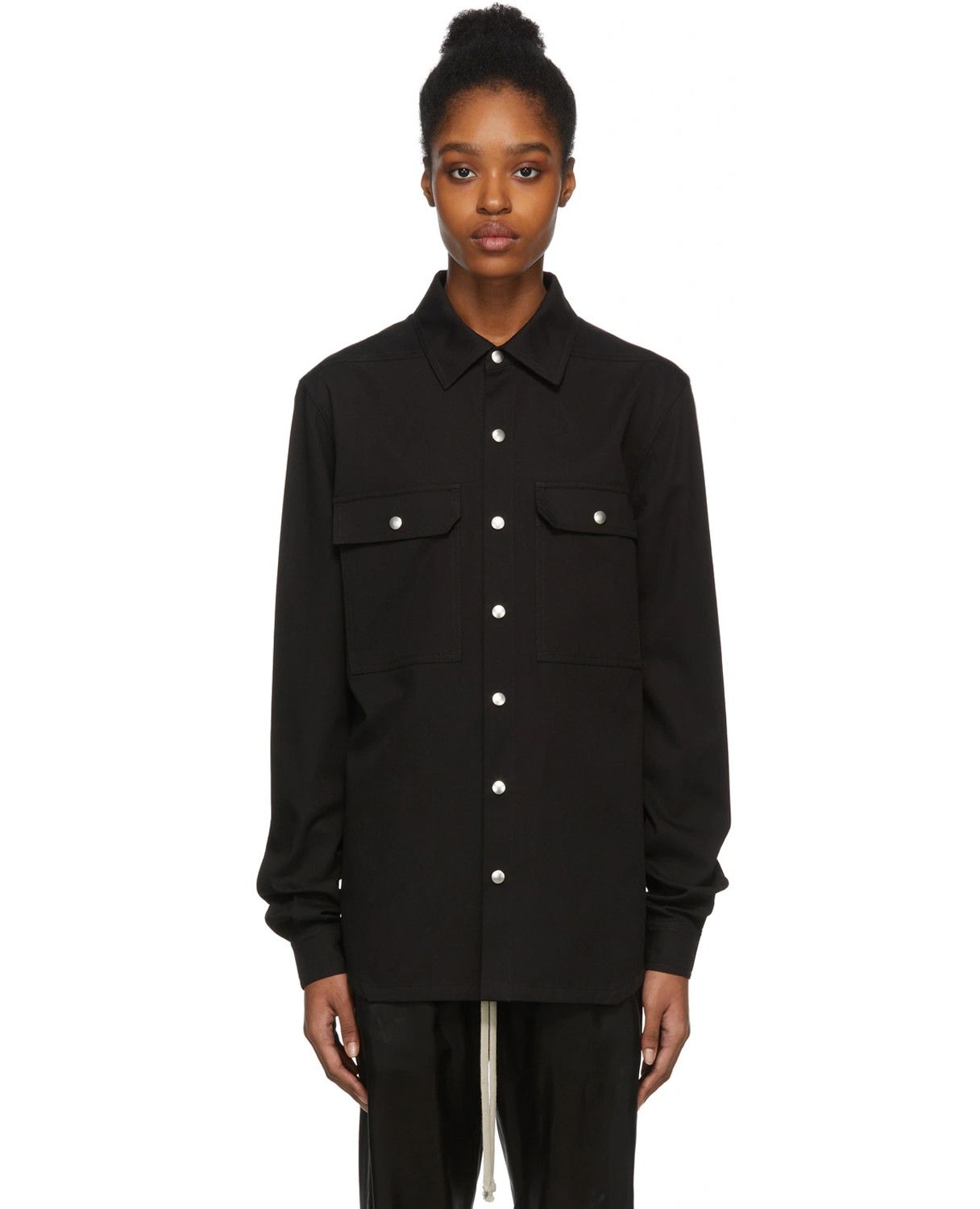 Rick Owens Rick Owens Fogachine Drill Outershirt Size S / US 4 / IT 40 - 4 Thumbnail