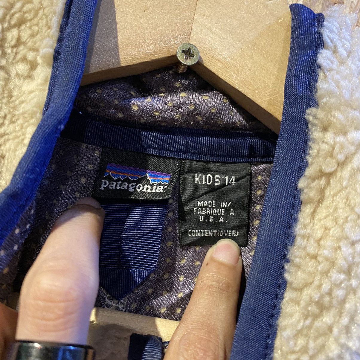Patagonia × Vintage VINTAGE RARE‼️Patagonia Basic Logo Fleece Jackets Size US S / EU 44-46 / 1 - 13 Thumbnail