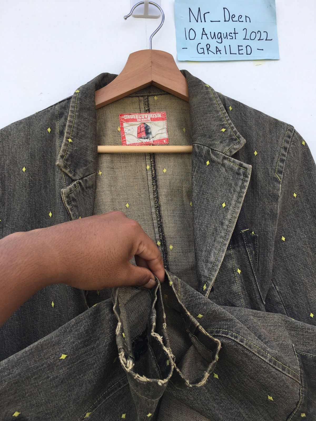 Jun Takahashi Rarest SS2002 Undercoverism for Rebels Denim Jacket Size US M / EU 48-50 / 2 - 23 Thumbnail