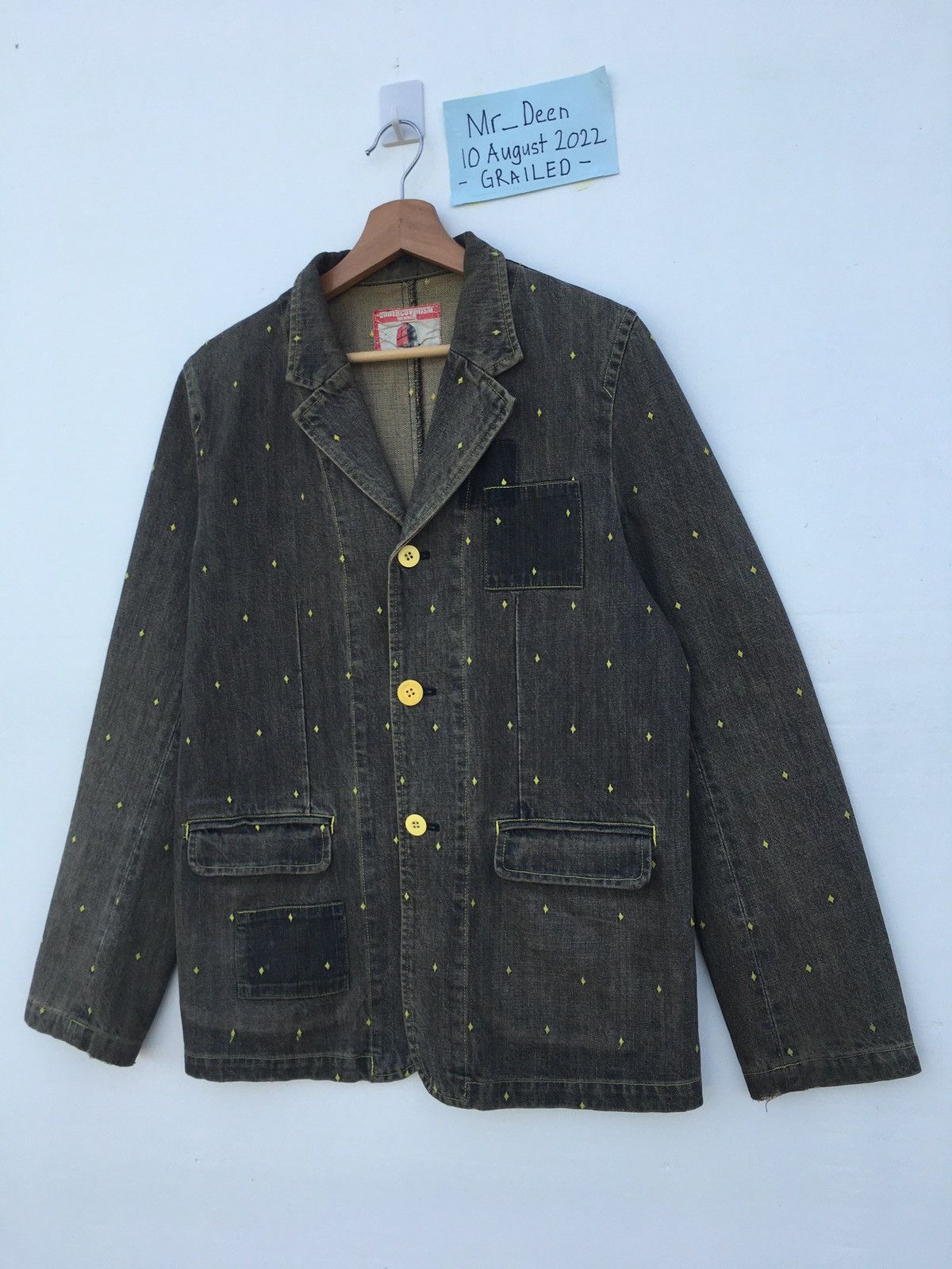 Jun Takahashi Rarest SS2002 Undercoverism for Rebels Denim Jacket Size US M / EU 48-50 / 2 - 3 Thumbnail