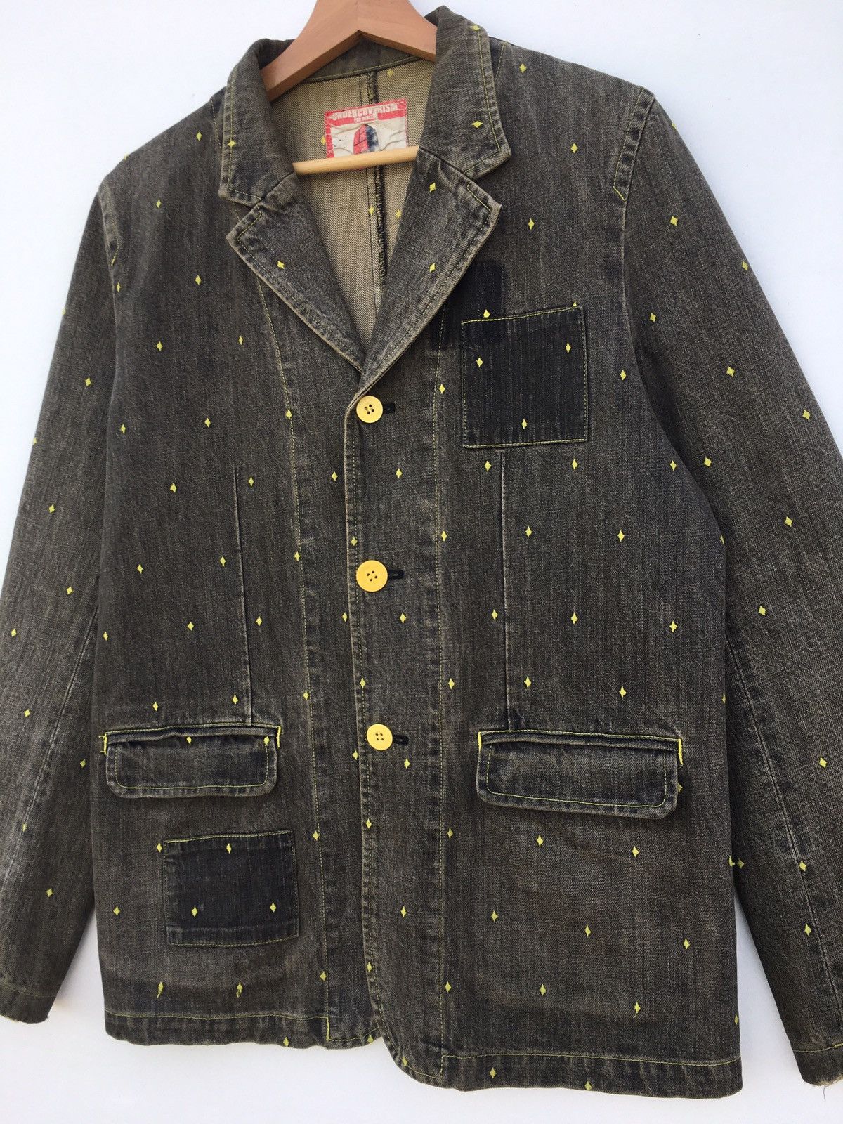 Jun Takahashi Rarest SS2002 Undercoverism for Rebels Denim Jacket Size US M / EU 48-50 / 2 - 6 Thumbnail