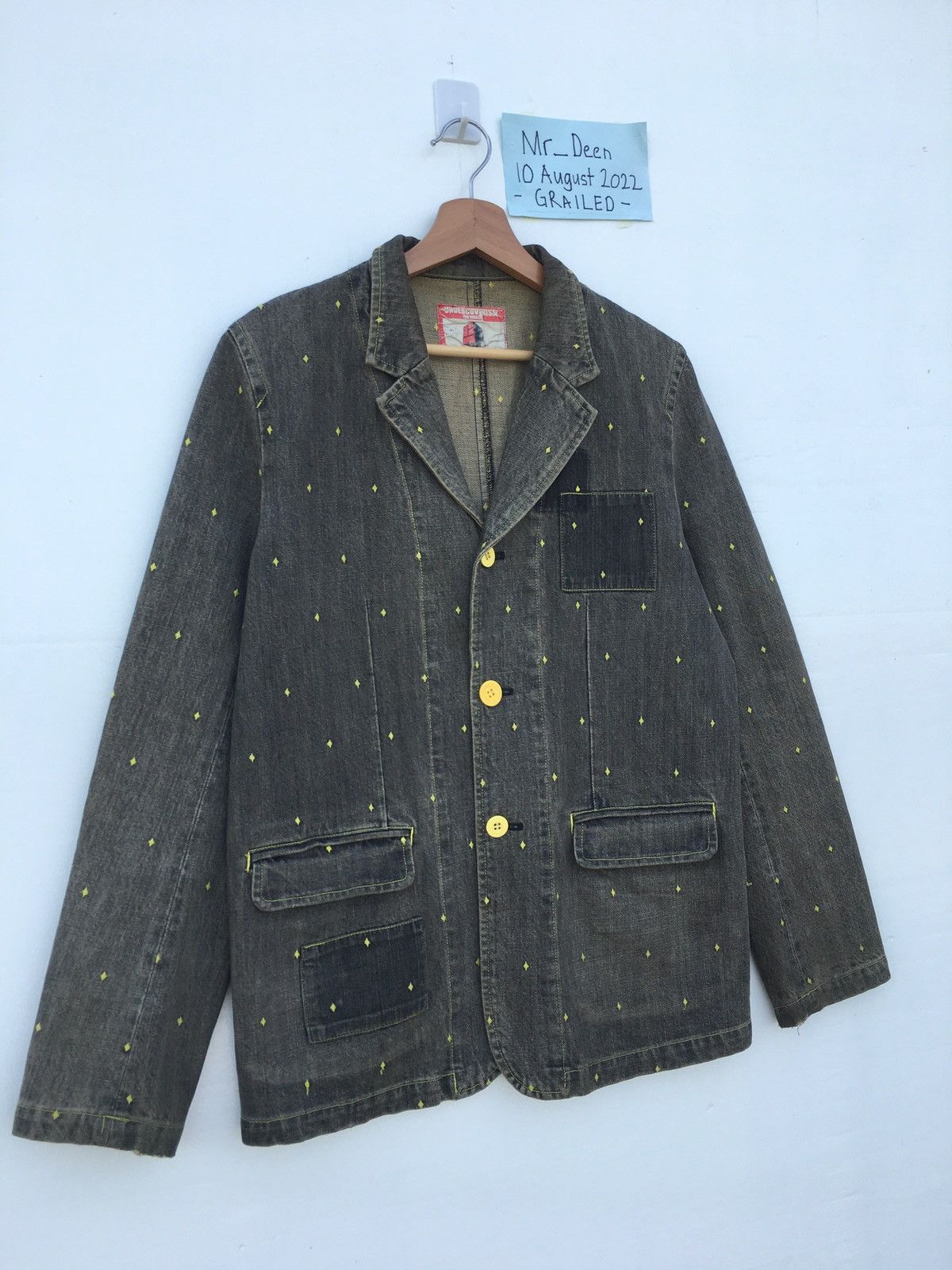 Jun Takahashi Rarest SS2002 Undercoverism for Rebels Denim Jacket Size US M / EU 48-50 / 2 - 2 Thumbnail