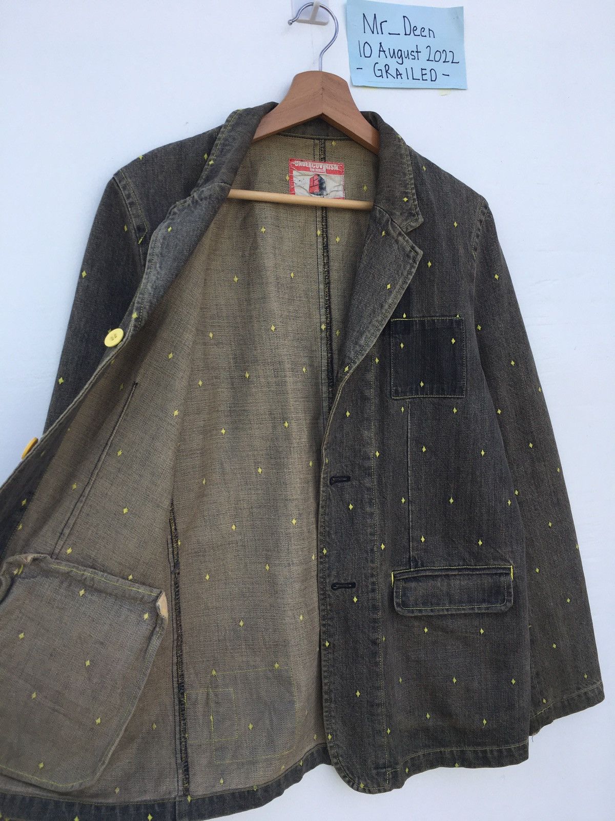 Jun Takahashi Rarest SS2002 Undercoverism for Rebels Denim Jacket Size US M / EU 48-50 / 2 - 12 Thumbnail