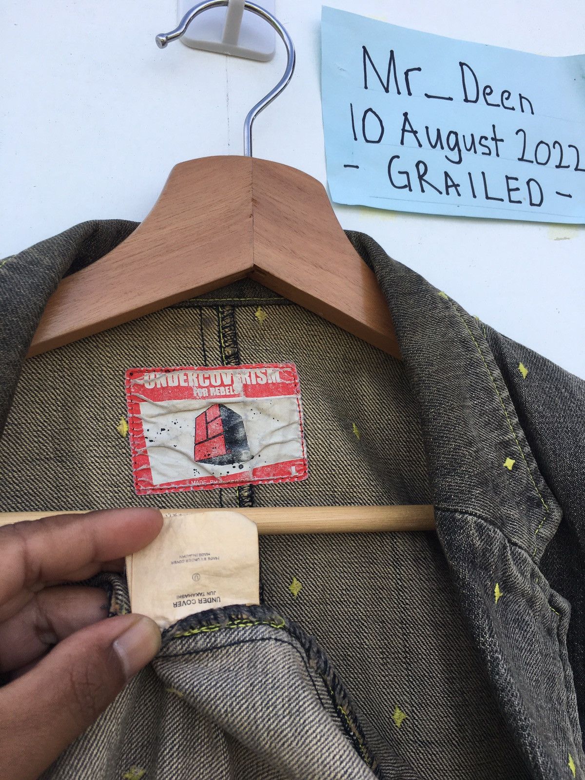 Jun Takahashi Rarest SS2002 Undercoverism for Rebels Denim Jacket Size US M / EU 48-50 / 2 - 16 Thumbnail