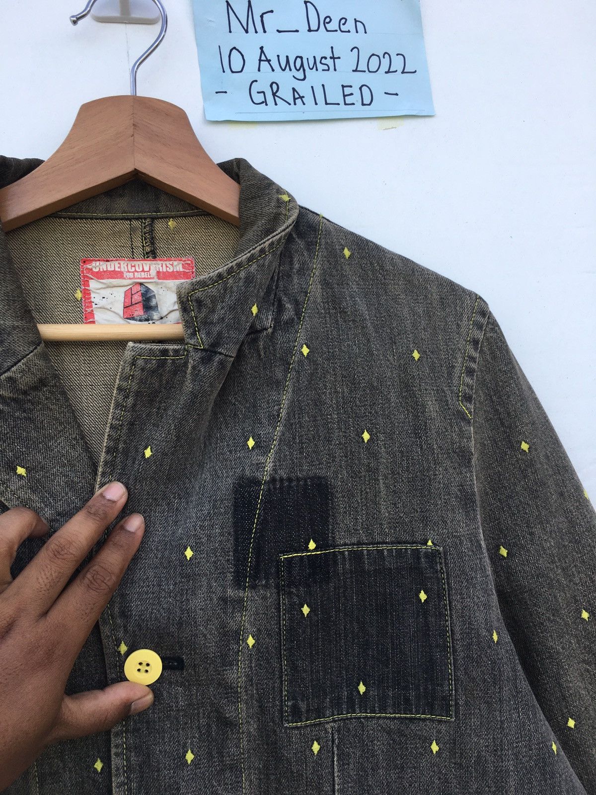Jun Takahashi Rarest SS2002 Undercoverism for Rebels Denim Jacket Size US M / EU 48-50 / 2 - 8 Thumbnail