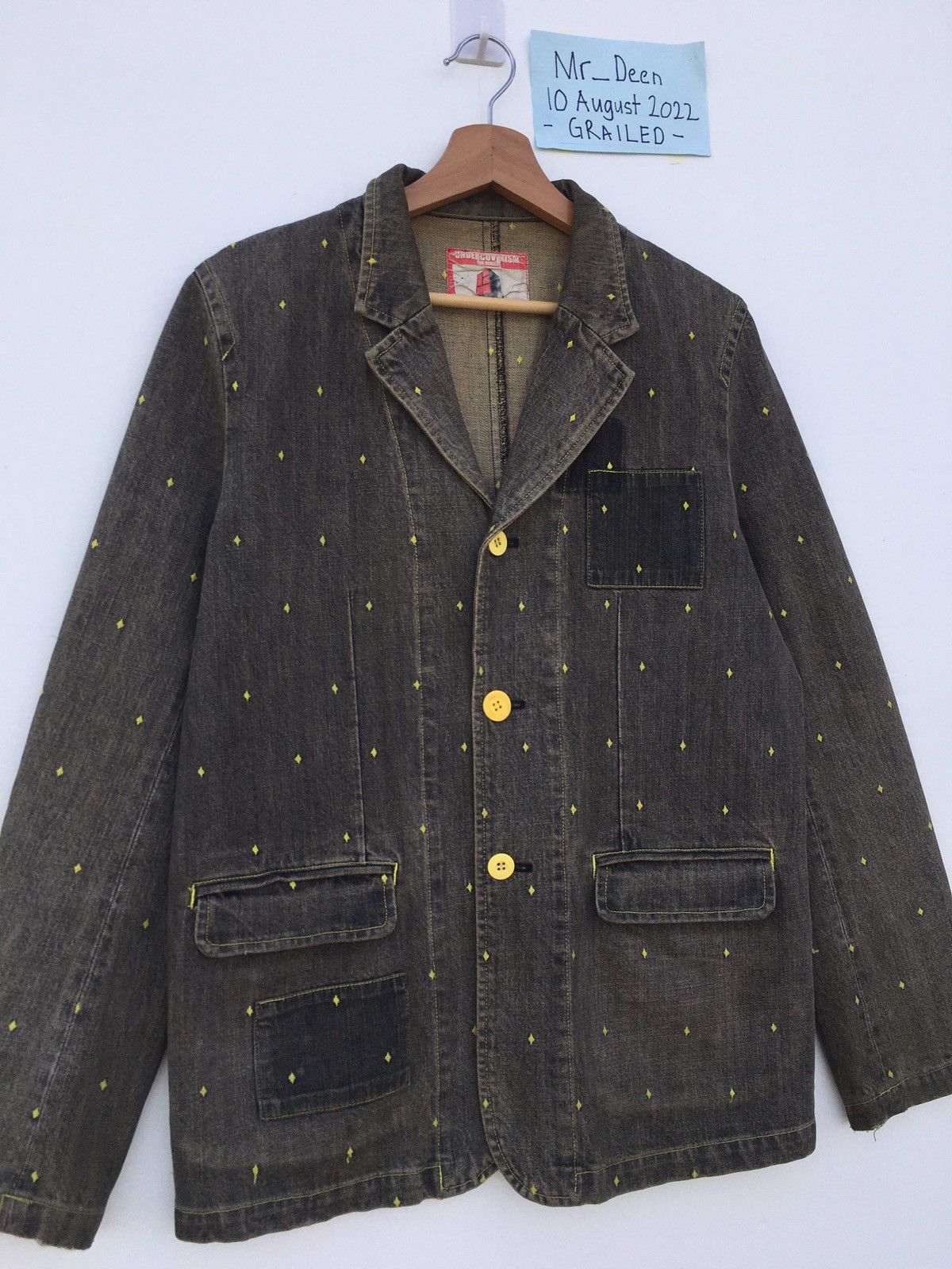Jun Takahashi Rarest SS2002 Undercoverism for Rebels Denim Jacket Size US M / EU 48-50 / 2 - 5 Thumbnail