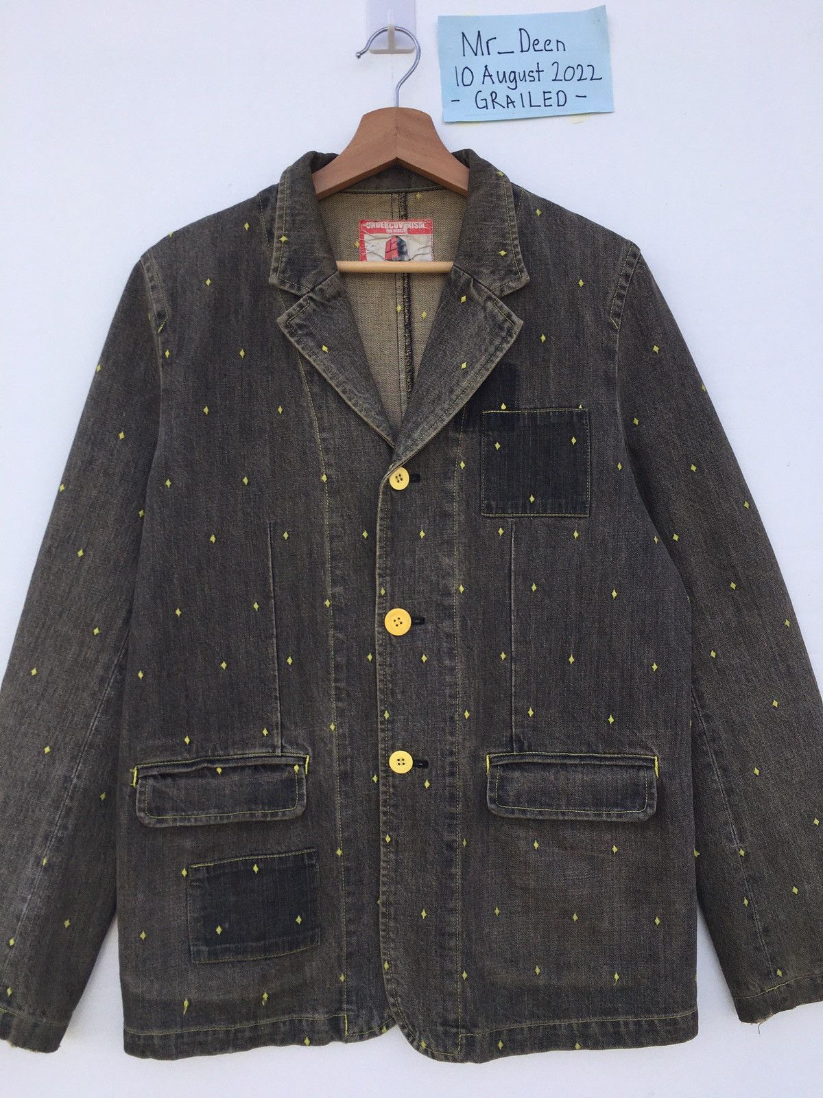 Jun Takahashi Rarest SS2002 Undercoverism for Rebels Denim Jacket Size US M / EU 48-50 / 2 - 4 Thumbnail