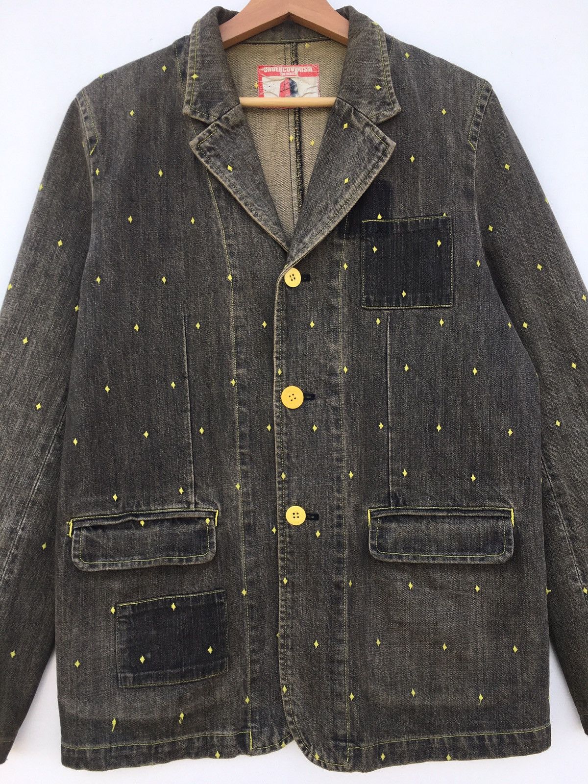 Jun Takahashi Rarest SS2002 Undercoverism for Rebels Denim Jacket Size US M / EU 48-50 / 2 - 7 Thumbnail