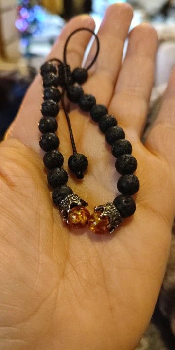 Jewelry Lava Stone Bead Bracelet Size ONE SIZE - 2 Thumbnail