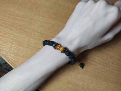 Jewelry Lava Stone Bead Bracelet Size ONE SIZE - 4 Thumbnail