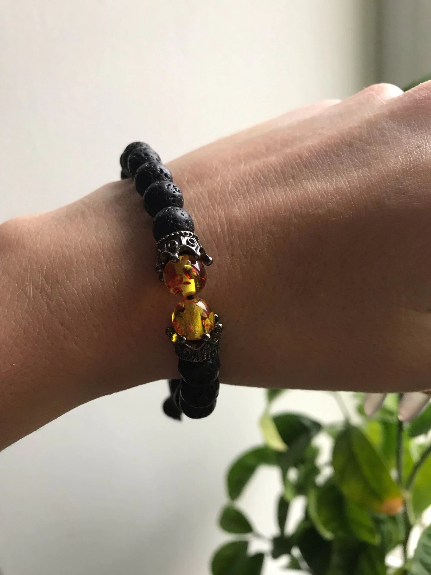 Jewelry Lava Stone Bead Bracelet Size ONE SIZE - 5 Thumbnail