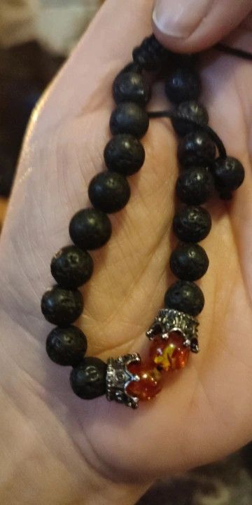 Jewelry Lava Stone Bead Bracelet Size ONE SIZE - 3 Thumbnail