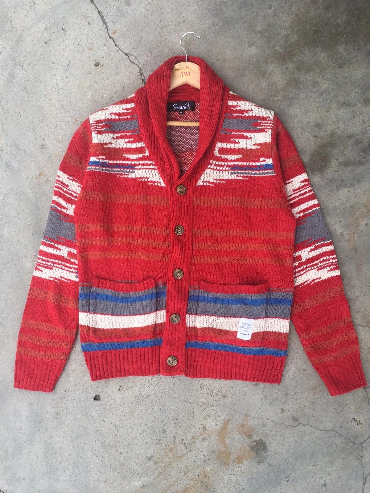 Other 📌Rare Sweater CAVARIA Knitwear/Cardigan Like Navajo Design Size US M / EU 48-50 / 2 - 1 Thumbnail