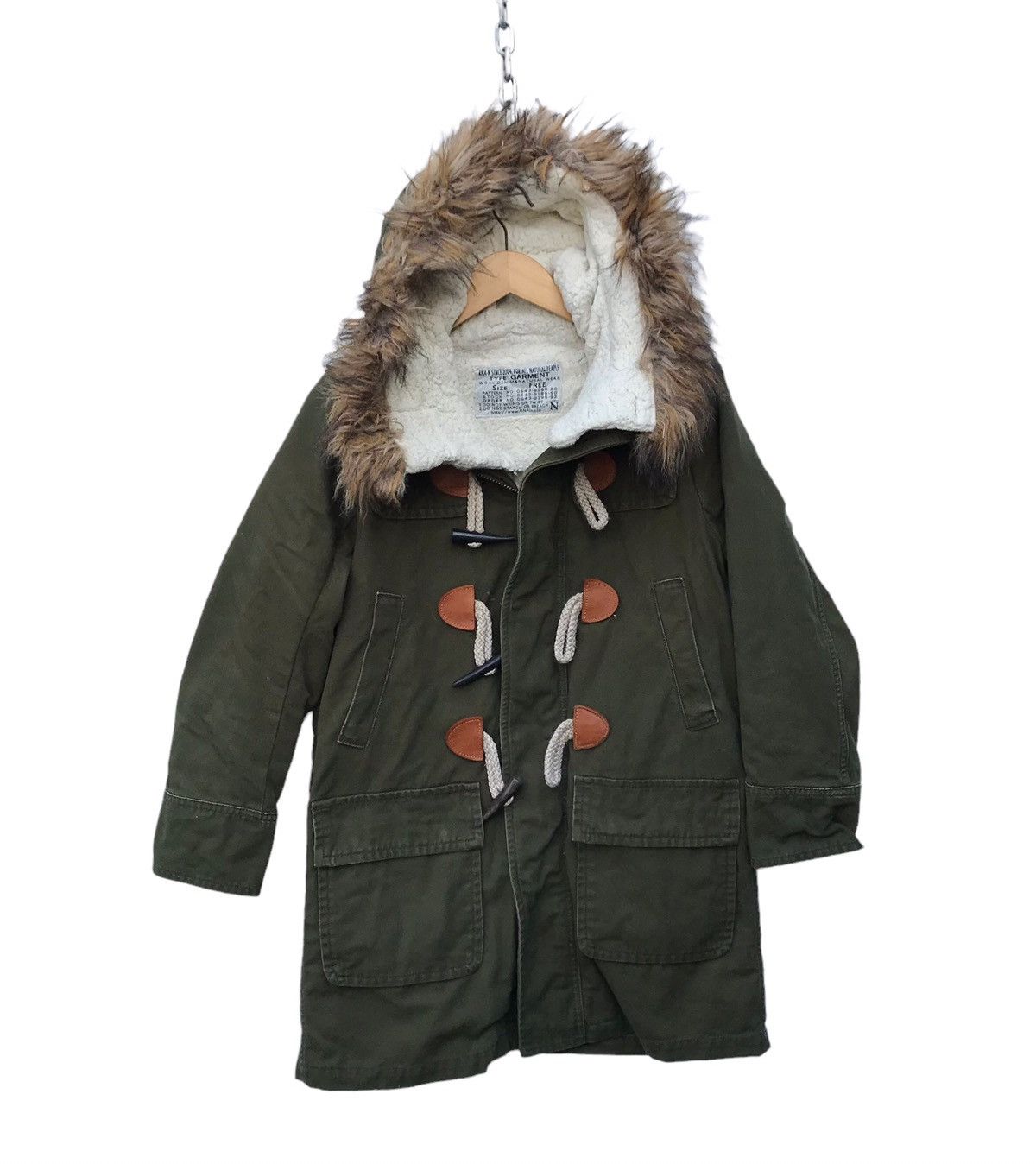 Other Japanese Brand RNA Duffle Hoodie Military Style Jacket Size US S / EU 44-46 / 1 - 1 Thumbnail