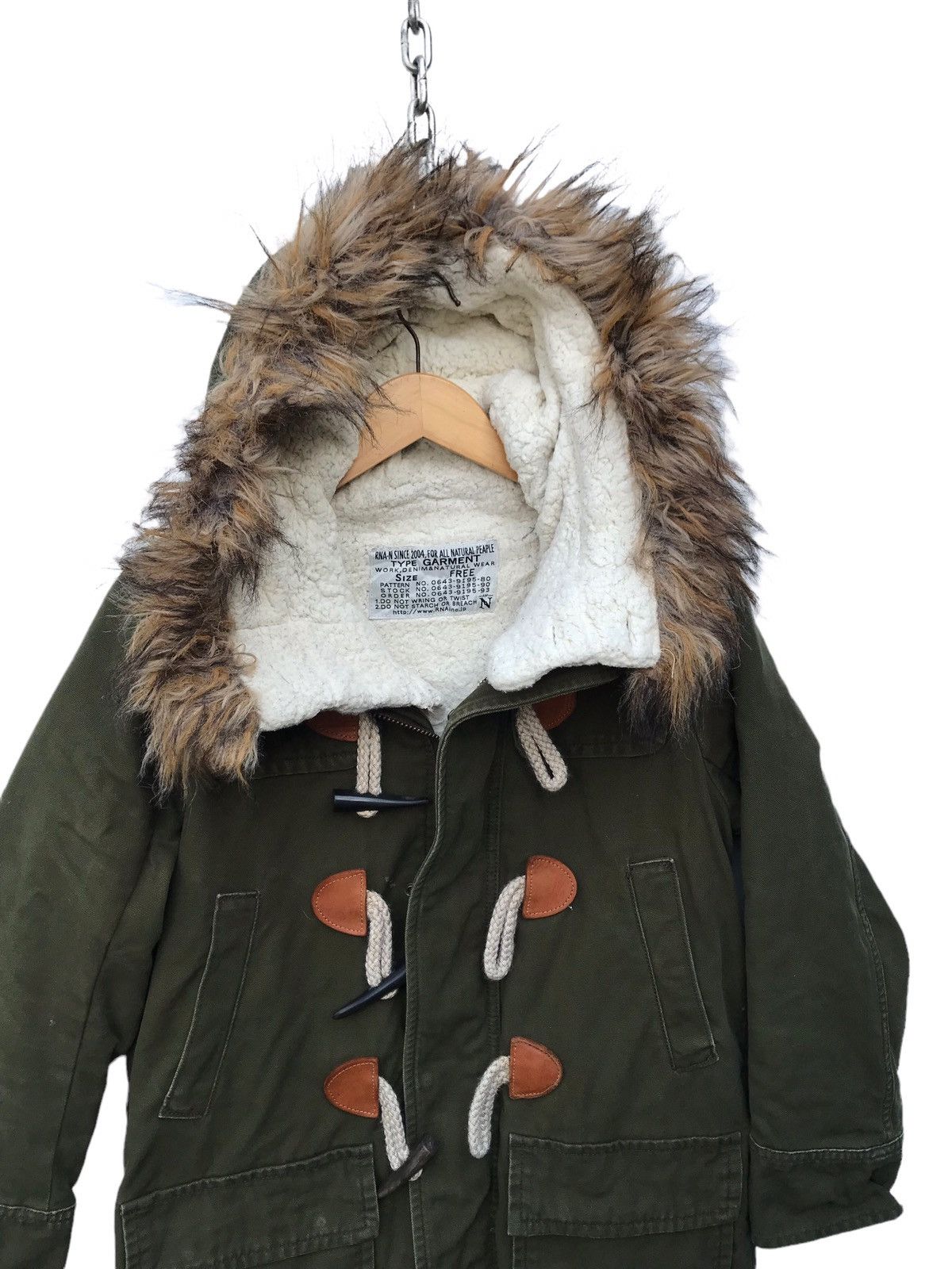 Other Japanese Brand RNA Duffle Hoodie Military Style Jacket Size US S / EU 44-46 / 1 - 2 Thumbnail
