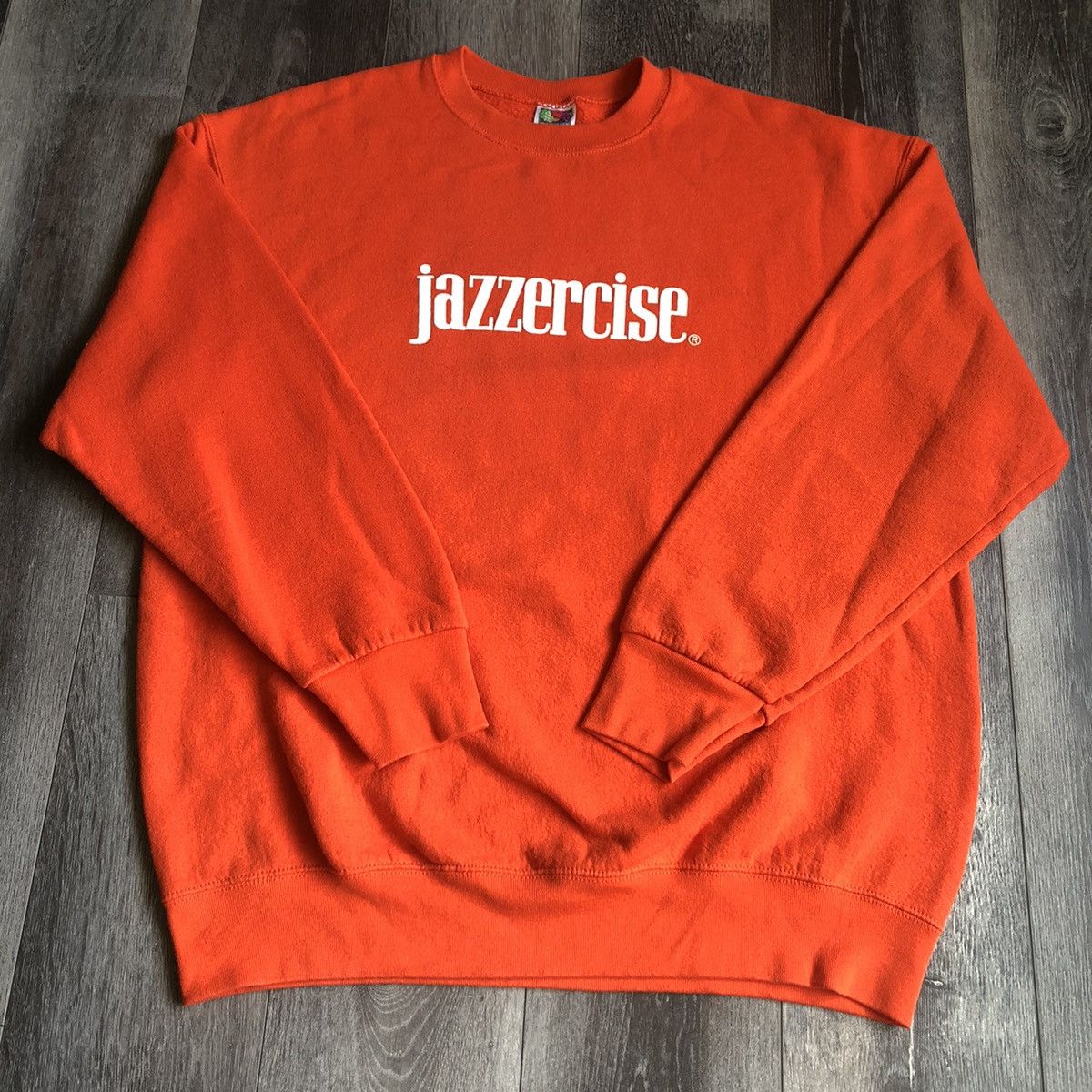 Vintage Vintage 1990s Jazzercise International Workout Logo Crewneck Size US XL / EU 56 / 4 - 1 Thumbnail