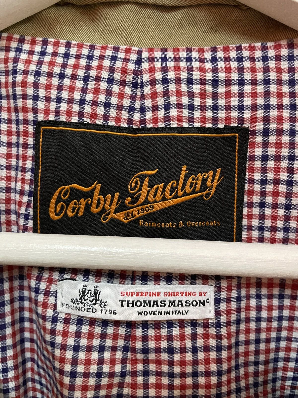 Japanese Brand CORBY FACTORY DESIGNER TRENCH COAT THOMAS MASON PLAIDS SZ S Size US S / EU 44-46 / 1 - 5 Thumbnail