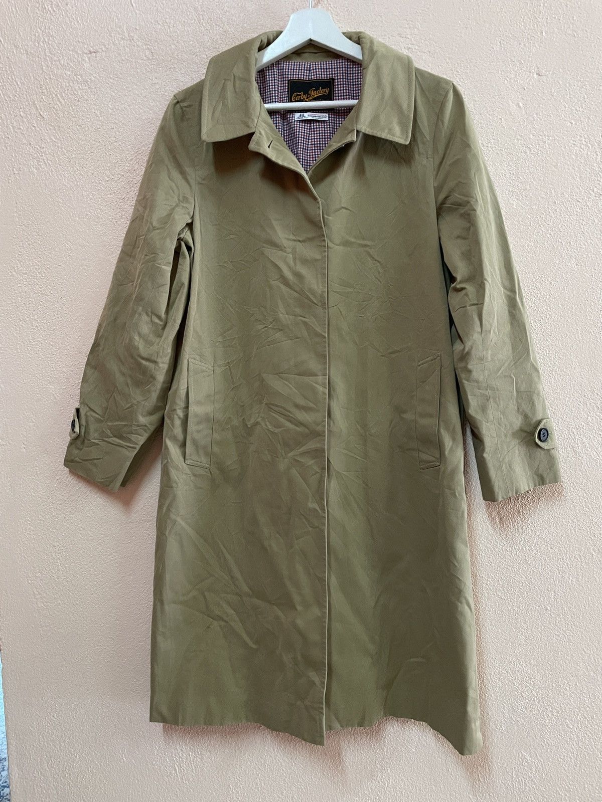 Japanese Brand CORBY FACTORY DESIGNER TRENCH COAT THOMAS MASON PLAIDS SZ S Size US S / EU 44-46 / 1 - 3 Thumbnail