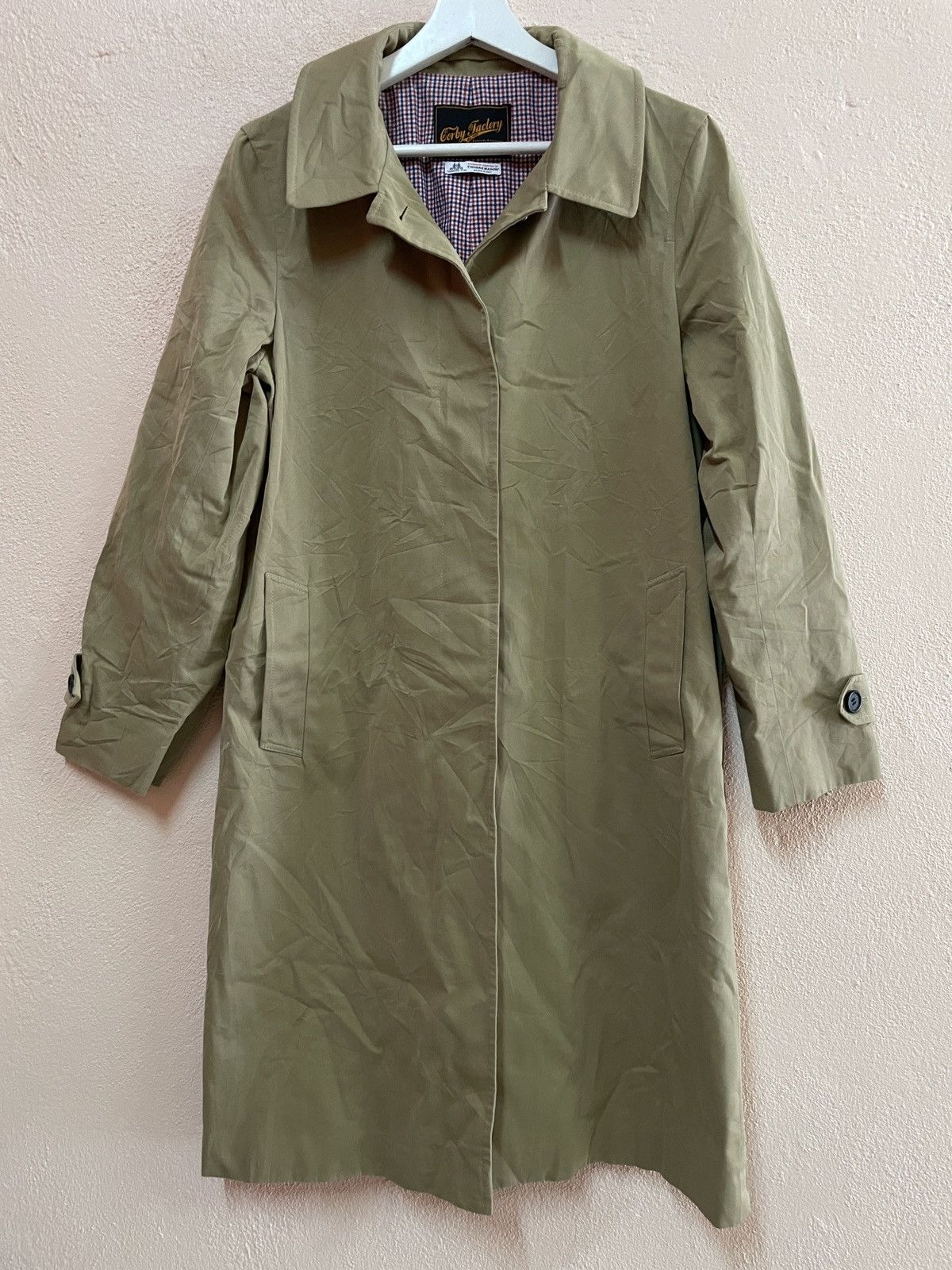 Japanese Brand CORBY FACTORY DESIGNER TRENCH COAT THOMAS MASON PLAIDS SZ S Size US S / EU 44-46 / 1 - 1 Thumbnail