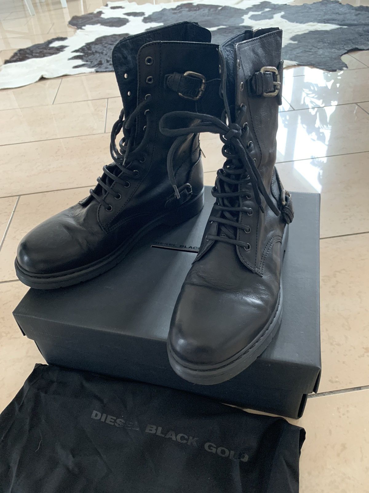 Diesel Black Gold Diesel Black Gold AdmiralBO biker boots Grailed