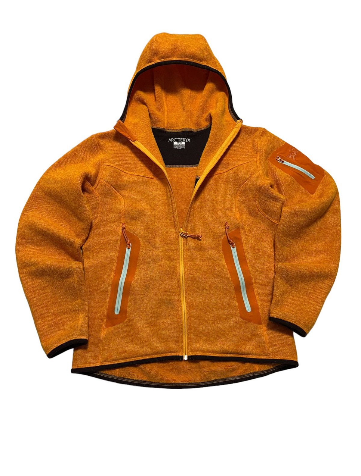 image of Arcteryx Fleece Hoodie in Orange, Women's (Size Medium)