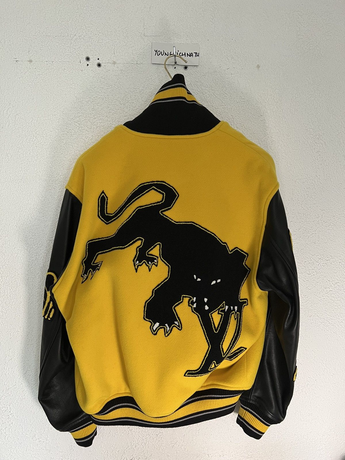 Louis Vuitton SS22 Louis Vuitton Leather Embroidered Varsity Jacket Size US M / EU 48-50 / 2 - 4 Thumbnail