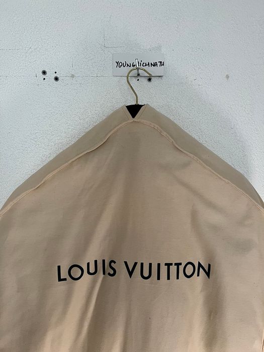 Louis Vuitton SS22 Louis Vuitton Leather Embroidered Varsity Jacket