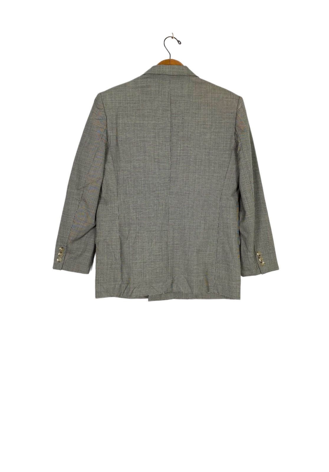 Vintage Vtg Keith Countenay London Double Breasted Wool Blazer Size 42R - 3 Thumbnail