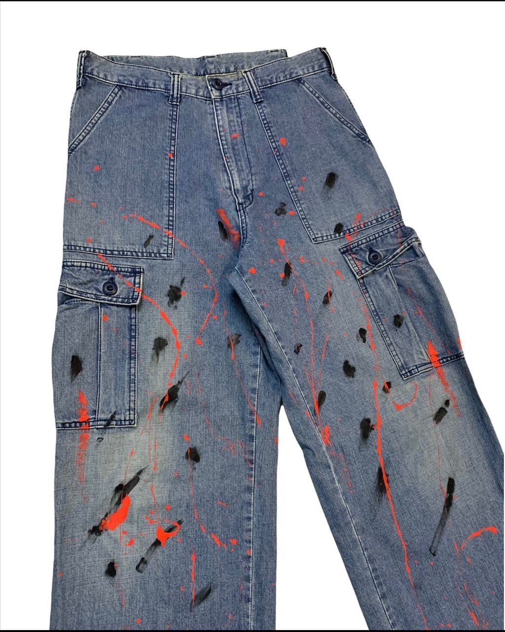 💥VALUE TO BUY💥Trousers Utility Cotton Cargo Jeans