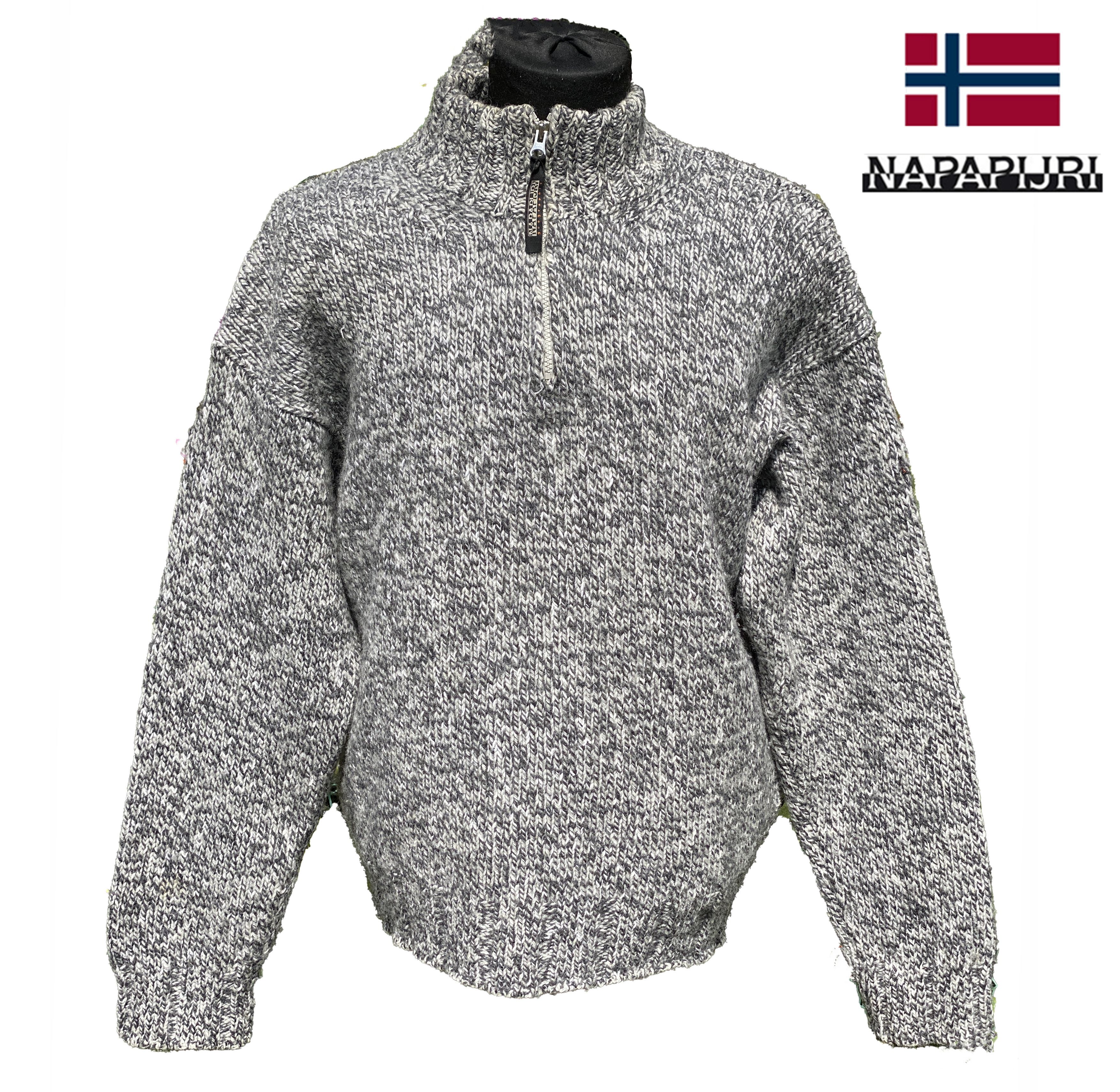image of Napapijri Geographic Pullover Jumper Size L 52 54 3 Oversize, Men's