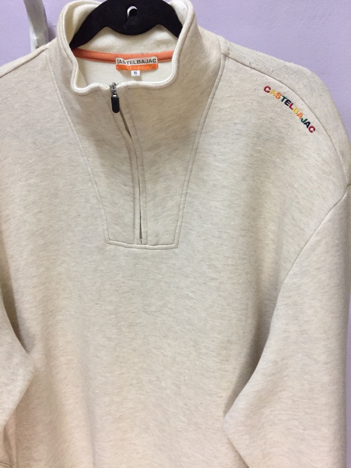 Jean Charles De Castelbajac Last Drop📌Oversized JCDC Half Zip Sweatshirts Size US XL / EU 56 / 4 - 3 Thumbnail