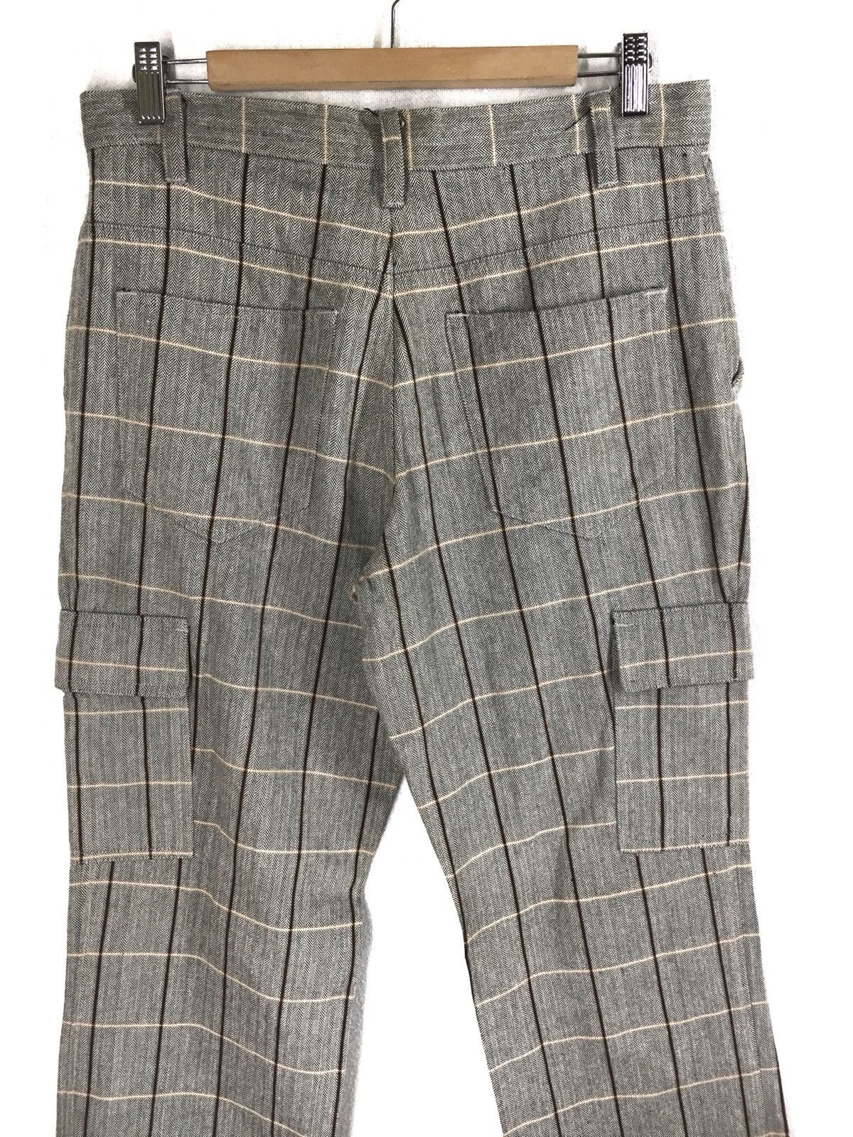 Designer × Vintage LastDrop! Unbranded Vintage Cargo Plaid Pants Size US 32 / EU 48 - 7 Thumbnail