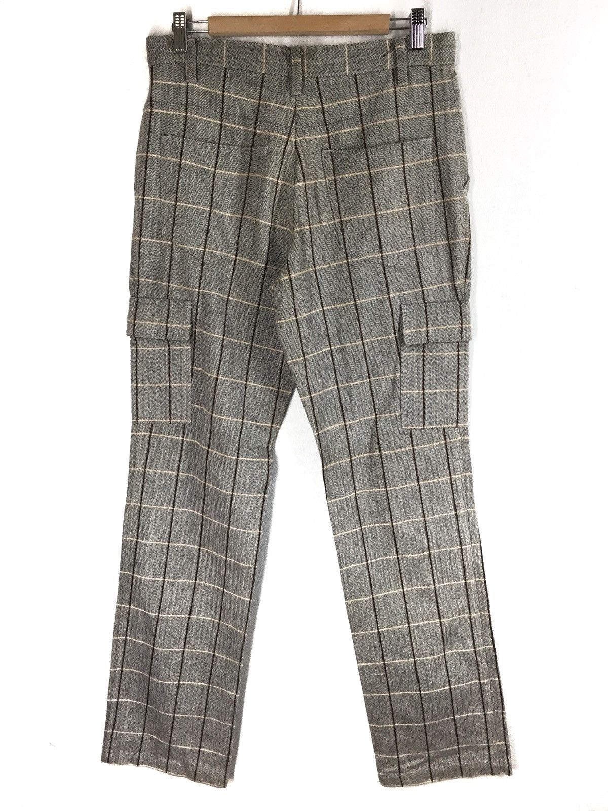 Designer × Vintage LastDrop! Unbranded Vintage Cargo Plaid Pants Size US 32 / EU 48 - 8 Thumbnail