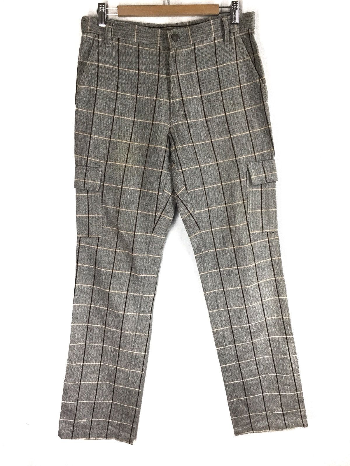 LastDrop! Unbranded Vintage Cargo Plaid Pants