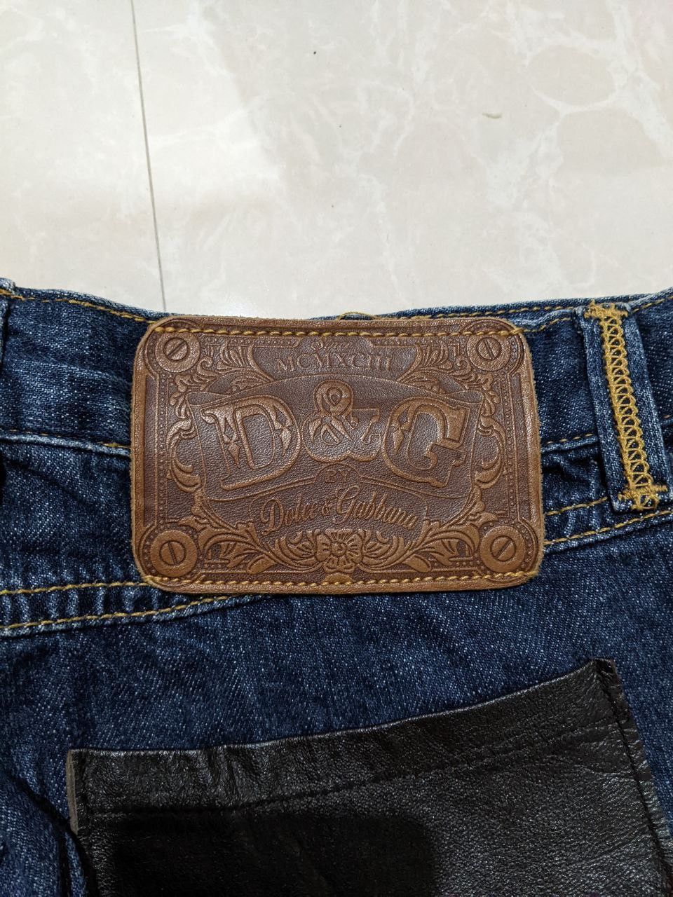 Dolce & Gabbana SS04 Sex Is My Favorite Business Patches Denim Size US 29 - 4 Thumbnail