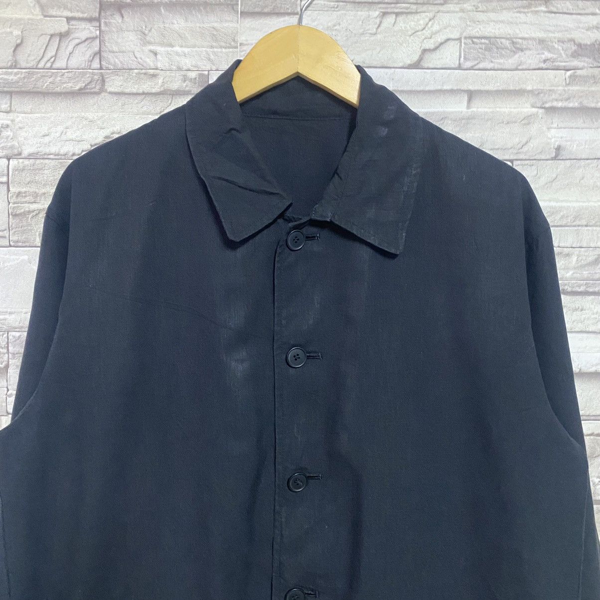 Tete Homme TETE HOMME Linen Chore Jacket Size US L / EU 52-54 / 3 - 7 Thumbnail