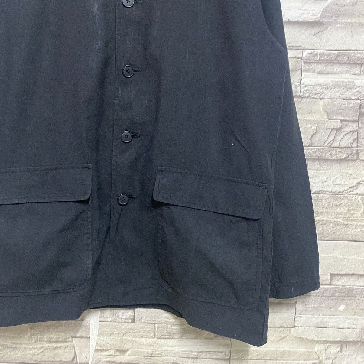 Tete Homme TETE HOMME Linen Chore Jacket Size US L / EU 52-54 / 3 - 6 Thumbnail