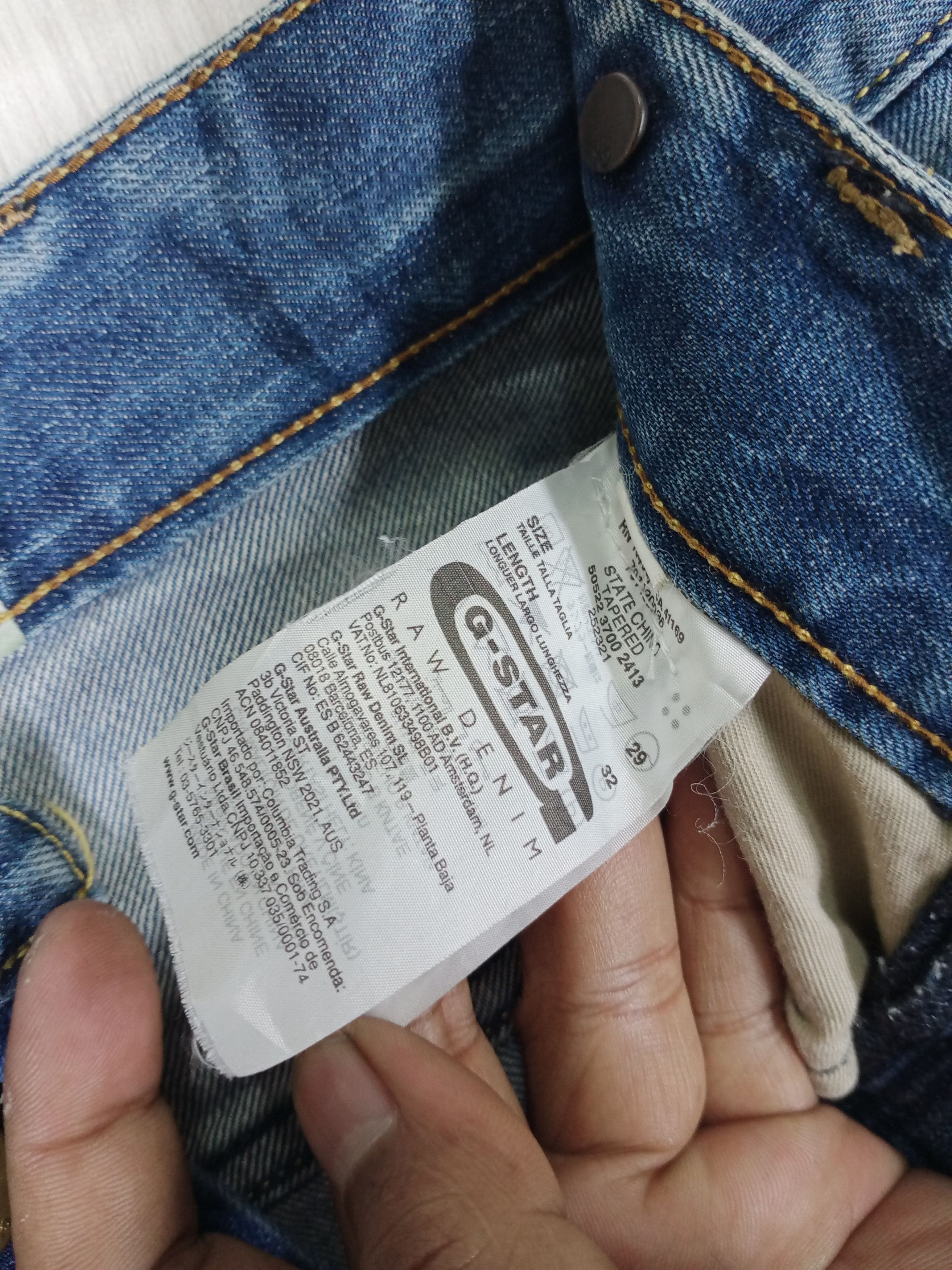 G-Star × If Six Was Nine Rare G Star Raw Distressed Denim Jeans Size US 32 / EU 48 - 8 Thumbnail